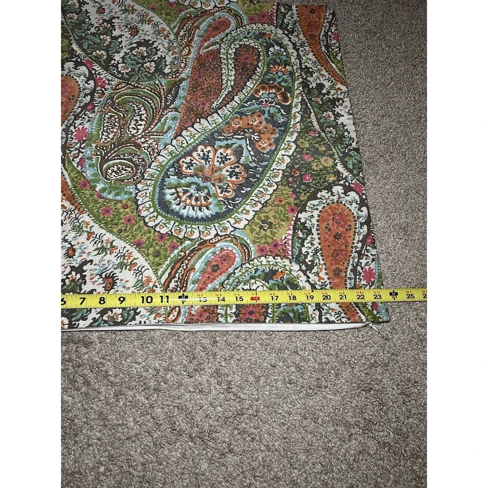 1 Pottery Barn Zia Paisley Ikat Print 24